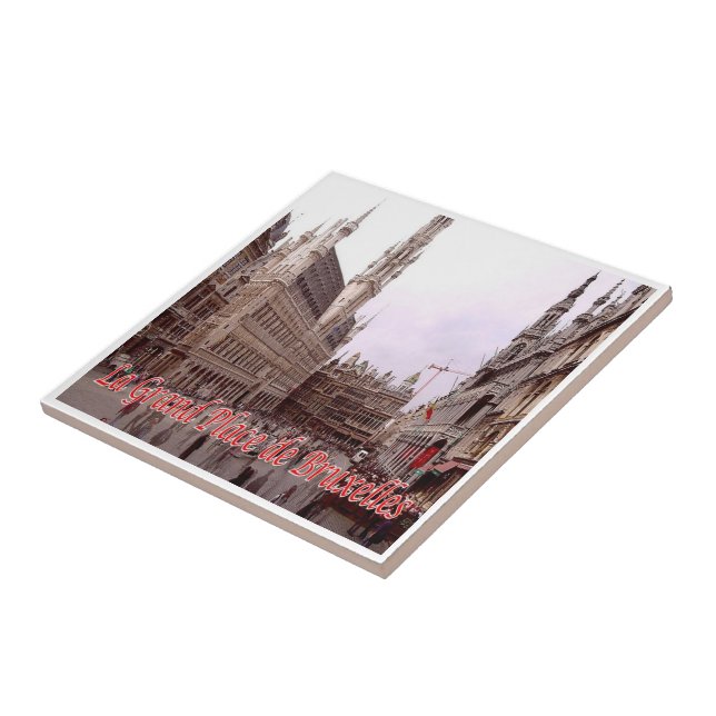 zBE025 BRUSSELS BRUXELLES Grand Place, Tile (Side)