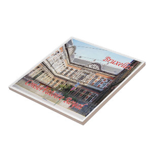 zBE028 BRUSSELS BRUXELLES Royal Conservatory Tile