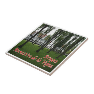 zBE035 BRUGES Monastery of the Vine, Belgium, Tile