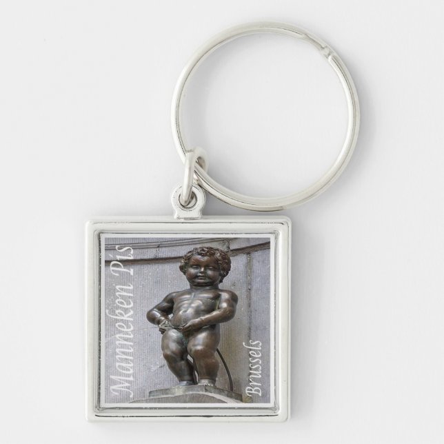 zBE046 MANNEKEN PIS Brussels Bruxelles, Keychain (Front)