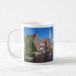 zBE052 BRUGES canal, Belgium, Coffee Mug