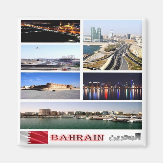 zBH010 BAHRAIN, Asia, Fridge Magnet (Front)