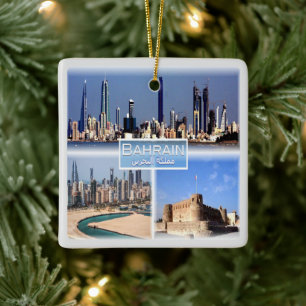 zBH012 BAHRAIN, Manama, Arad Fort, Asia, Ceramic Ornament