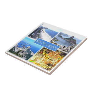 zBR006 RIO DE JANEIRO, Mosaic, Brazil, Tile