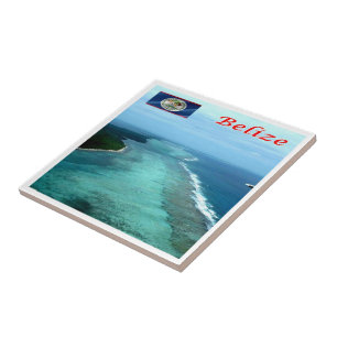 zBZ005 BELIZE Barrier Reef, America, Tile