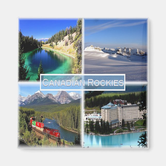 zCA005 CANADA, Mosaic, America, Fridge Magnet (Front)