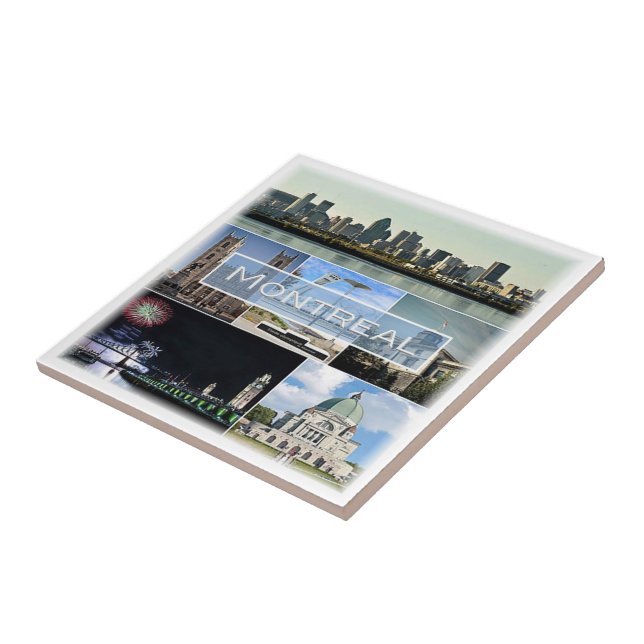 zCA010 MONTREAL, Mosaic, Canada, America, Tile (Side)