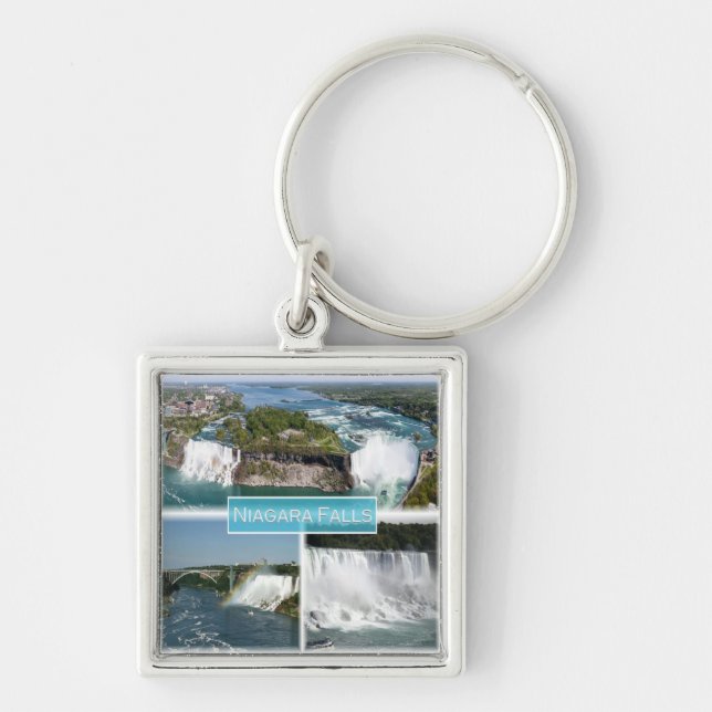zCA012 NIAGARA FALLS from Rainbow bridge, Keychain (Front)