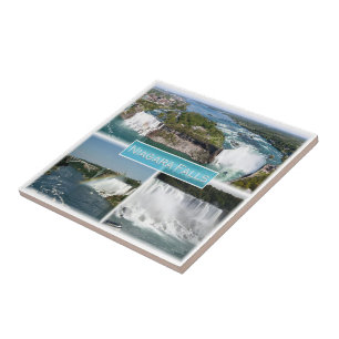 zCA012 NIAGARA FALLS from Rainbow bridge, Tile
