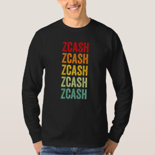 Zcash Crypto Rainbow Text T-Shirt