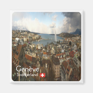 zCH010 GENÈVE Suisse - Aimant frigo