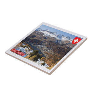 zCH018 SAINT MORITZ Switzerland - Tile