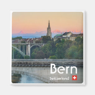 zCH022 BERN Downtown Switzerland, fridge Magnet