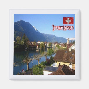 zCH026 INTERLAKEN Switzerland - Fridge Magnet