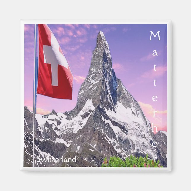 zCH031 CERVINO Switzerland, Fridge Magnet (Front)