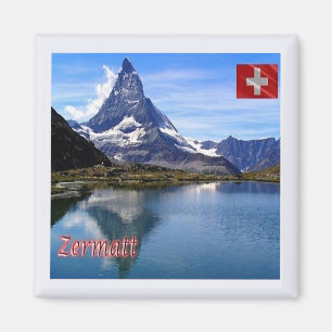 zCH035 Lac ZERMATT Voir Suisse - Aimant frigo