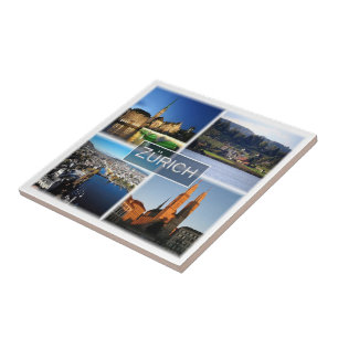 zCH046 ZURICH Swiss Switzerland, Tile