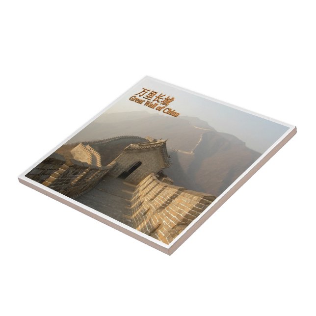 zCN023 GREAT WALL OF CHINA, Souvenir, Tile (Side)
