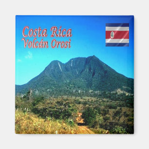 zCR010 COSTA RICA, Volcan Orosì, America, Fridge Magnet