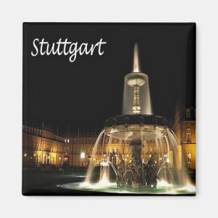 zDE004 STUTTGART Germany, Fridge Magnet