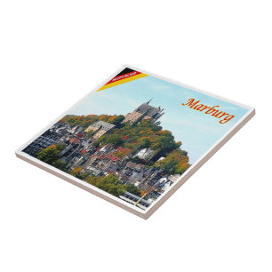 zDE005 MARBURG Castle Germany,  Tile