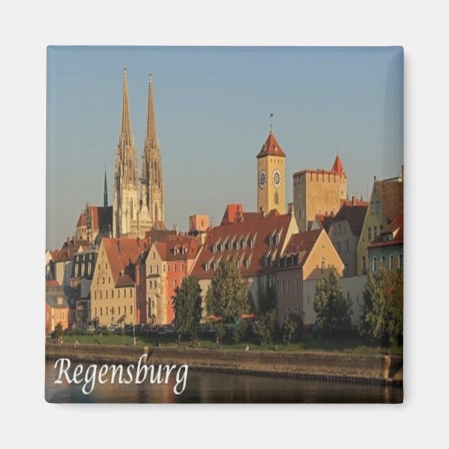 zDE007 REGENSBURG Germany, Fridge  Magnet (Front)