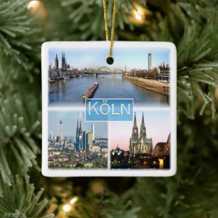 zDE025 COLOGNE KÖLN Germany, Europe, Ceramic Ornament