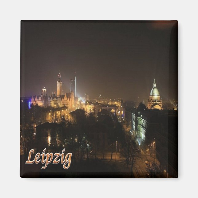 zDE026 LEIPZIG LIPSIA Germany, Fridge Magnet (Front)