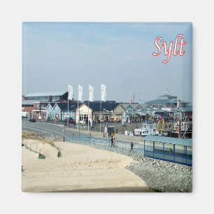 zDE030 SYLT SHORE Frisian islands Germany, Magnet