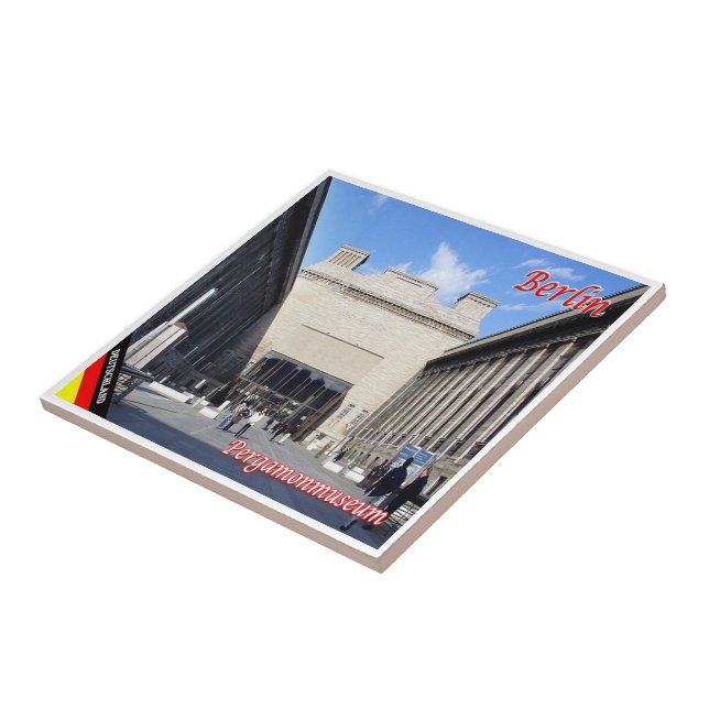 zDE044 BERLIN Pergamon museum Germany, Tile (Side)