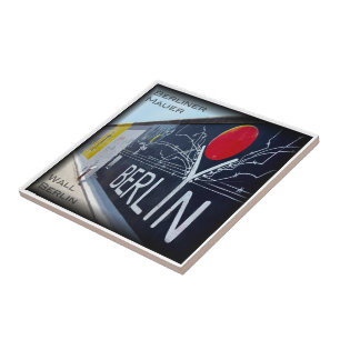 zDE050 BERLIN WALL Germany, Tile
