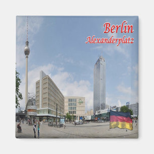 zDE060 BERLIN ALEXANDERPLATZ Germany, Fridge Magnet