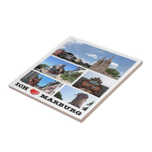 zDE102 MARBURG  I LOVE, Germany, Tile