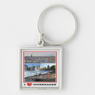 zDK014 COPENHAGEN KOPENHAGEN I Love, Keychain