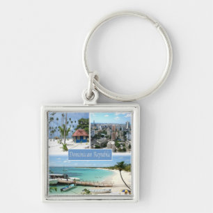 zDO005 DOMINICAN REPUBLIC, Mosaic, America, Keychain