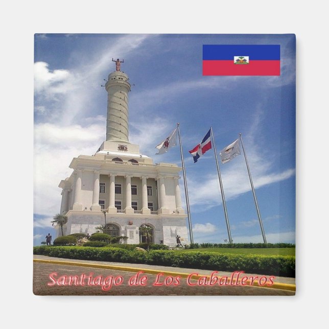 zDO013 SANTIAGO DE LOS CABALLELOS, Fridge Magnet (Front)
