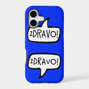 ZDRAVO ! Bulle de dialogue de salutation serbe bos