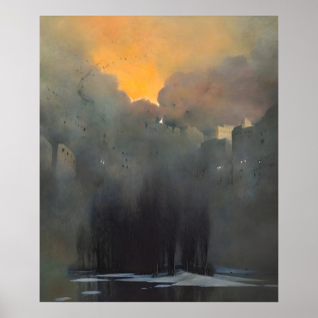 Zdzislaw Beksinski art style Poster (Front)