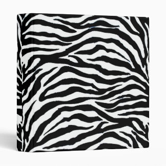 ZE! - zebra-printed Binder File