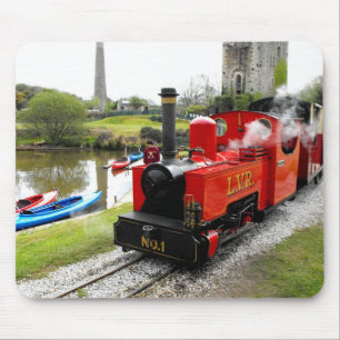 Zebedee steam engine at Lappa Valley Mouse Pad
