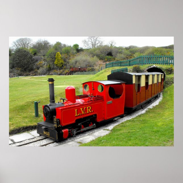 Zebedee steam train poster (Front)