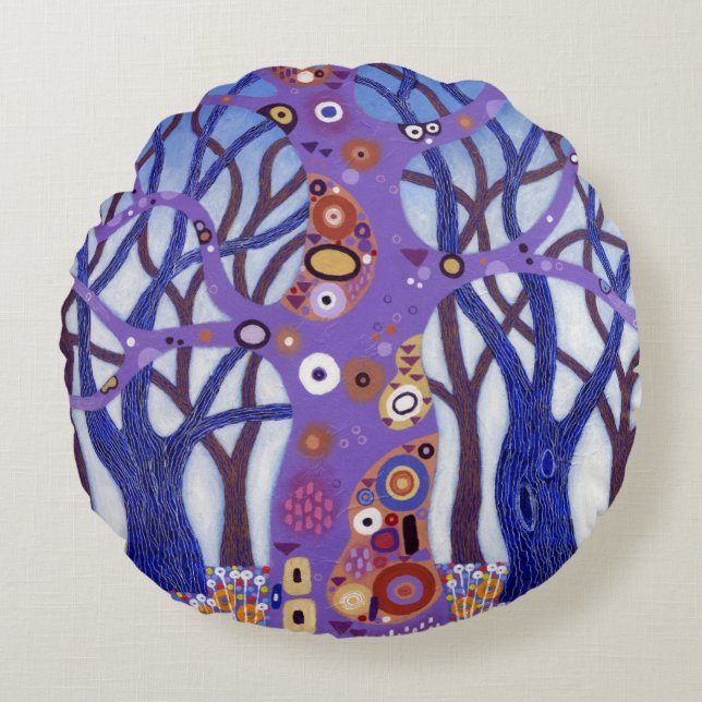 Zebedee Too 2012 Round Pillow (Front)
