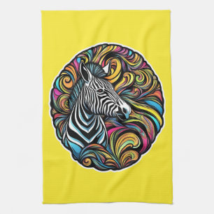 Zebra 1 kitchen towel