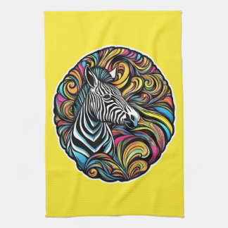 Zebra 1 kitchen towel
