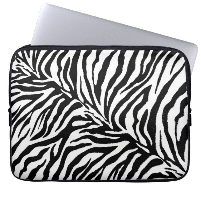 zebra 1 laptop sleeve (Front)