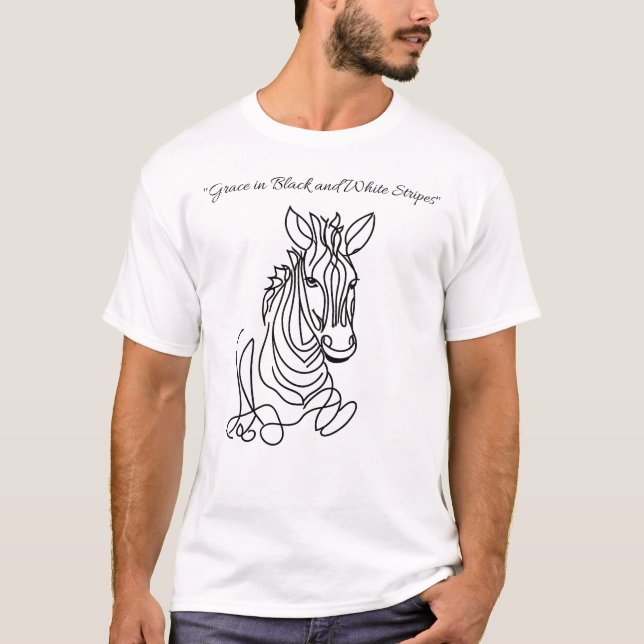 zebra (1) T-Shirt (Front)