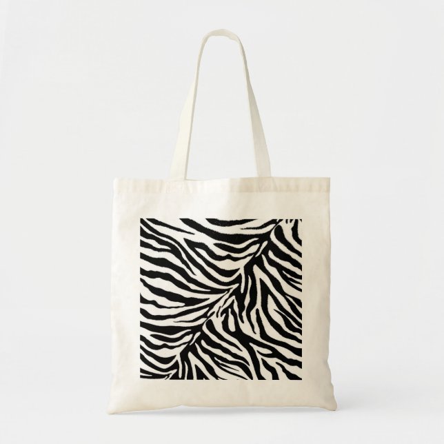 zebra 1 tote bag (Front)