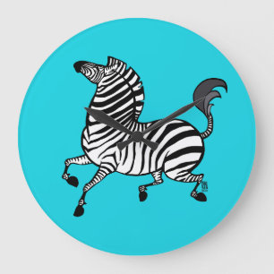 Zebra 3 Clock