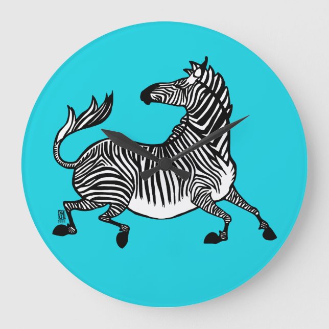 Zebra 4 Clock (Front)