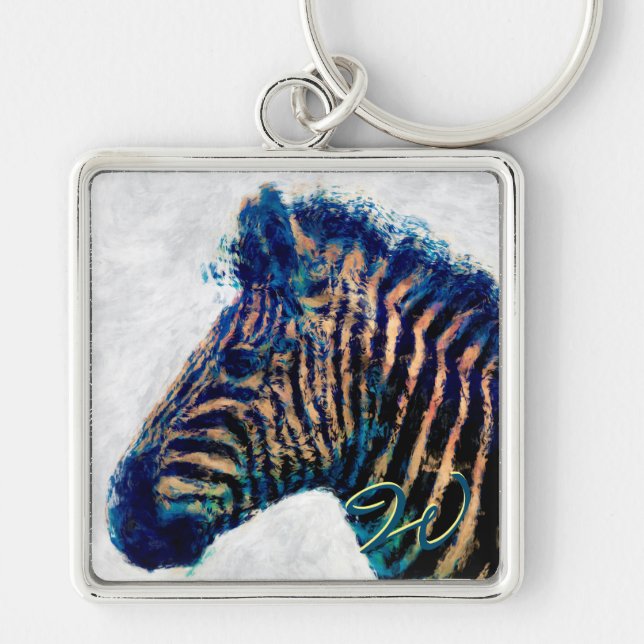 Zebra 4 keychain (Front)